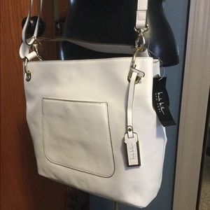 Nwt, white large purse.